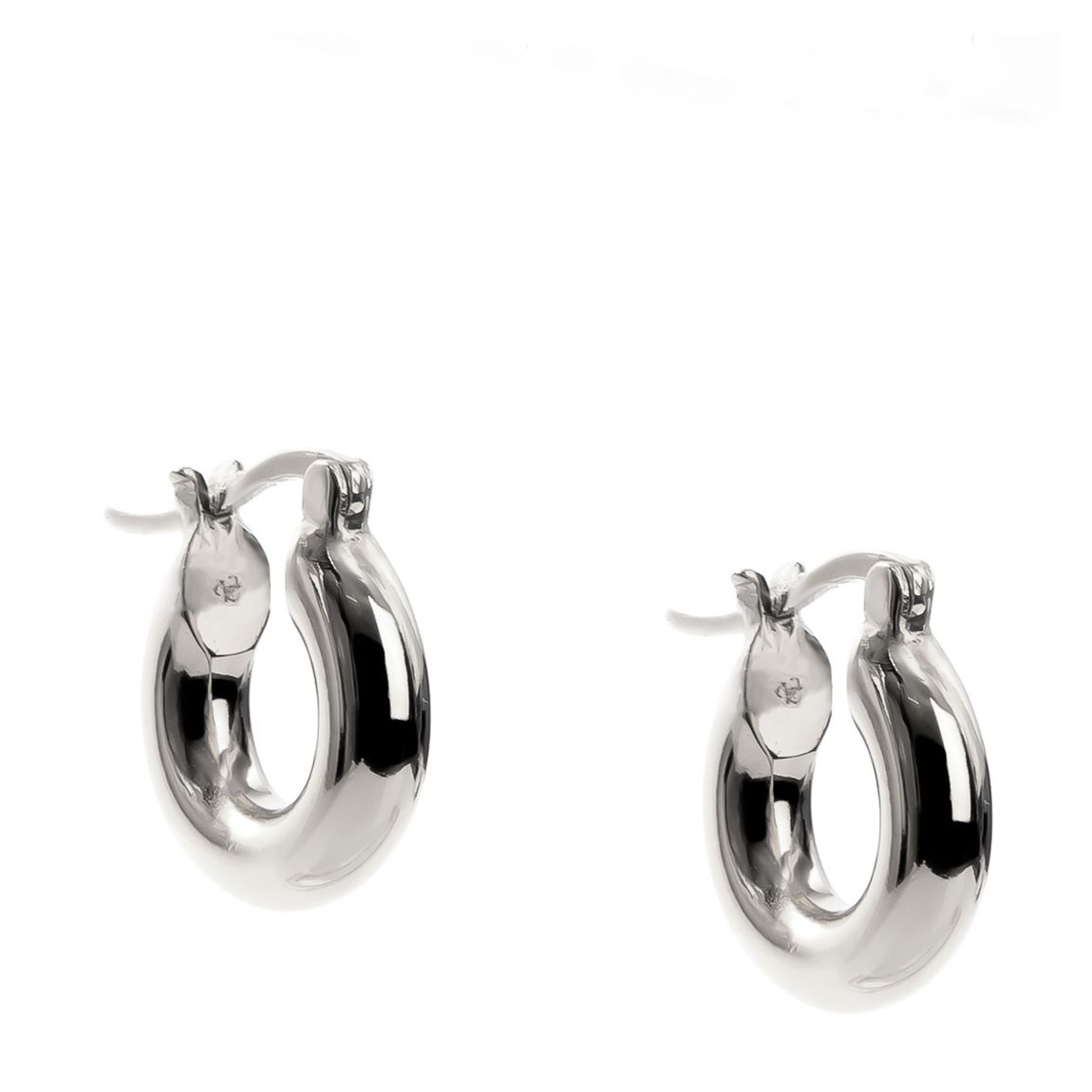 Recycled Sterling Silver Hoop Earrings main product photo