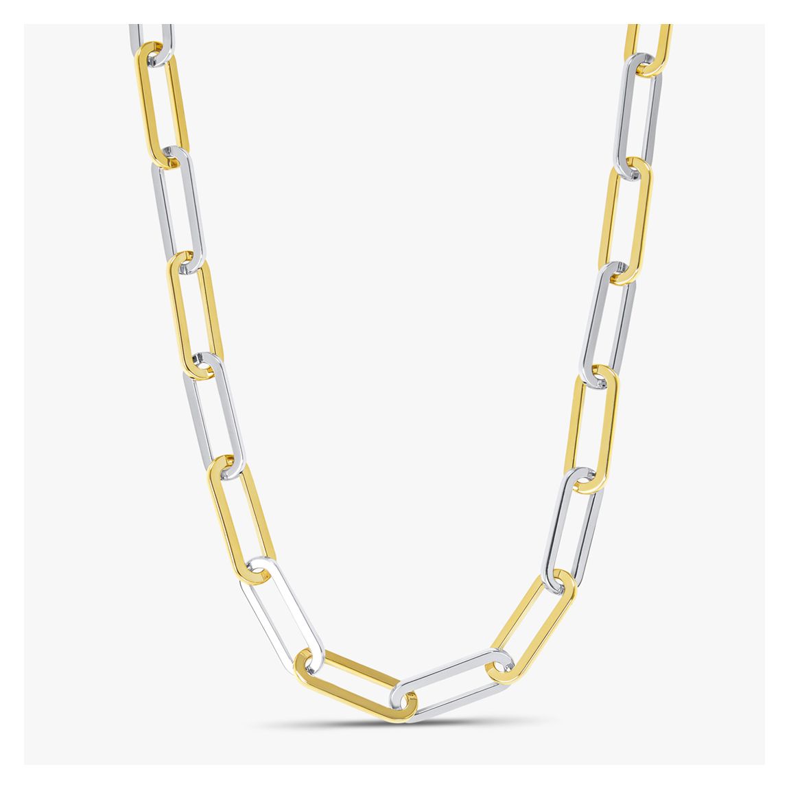 Two-Tone Two-Tone Collar Link Necklace main product photo