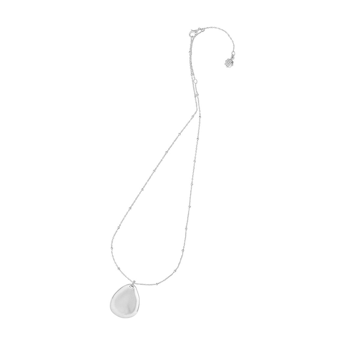 Silver Large Pebble Pendant main product photo
