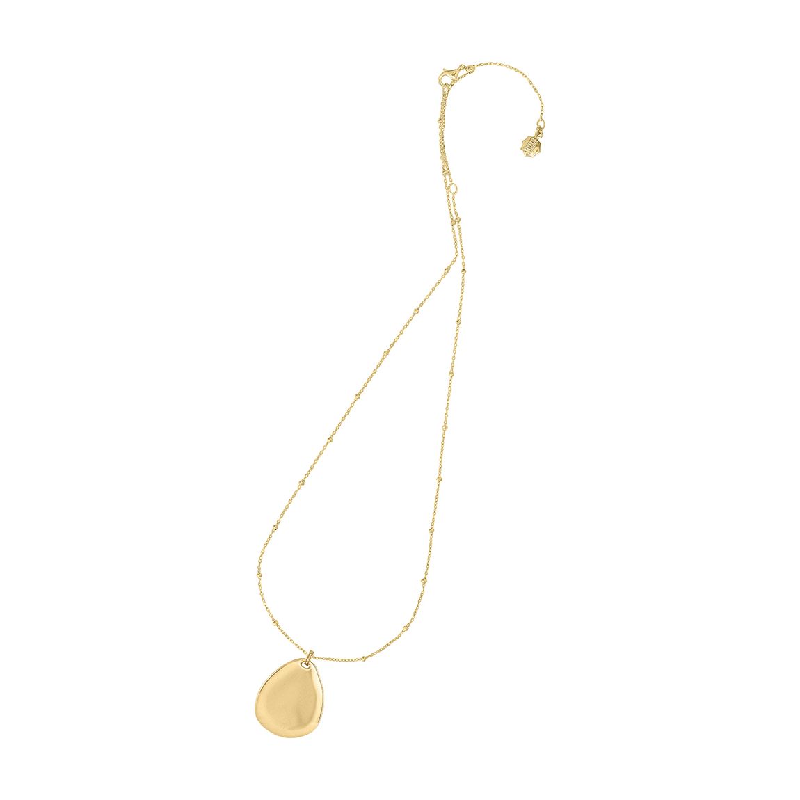 Gold Large Pebble Pendant main product photo