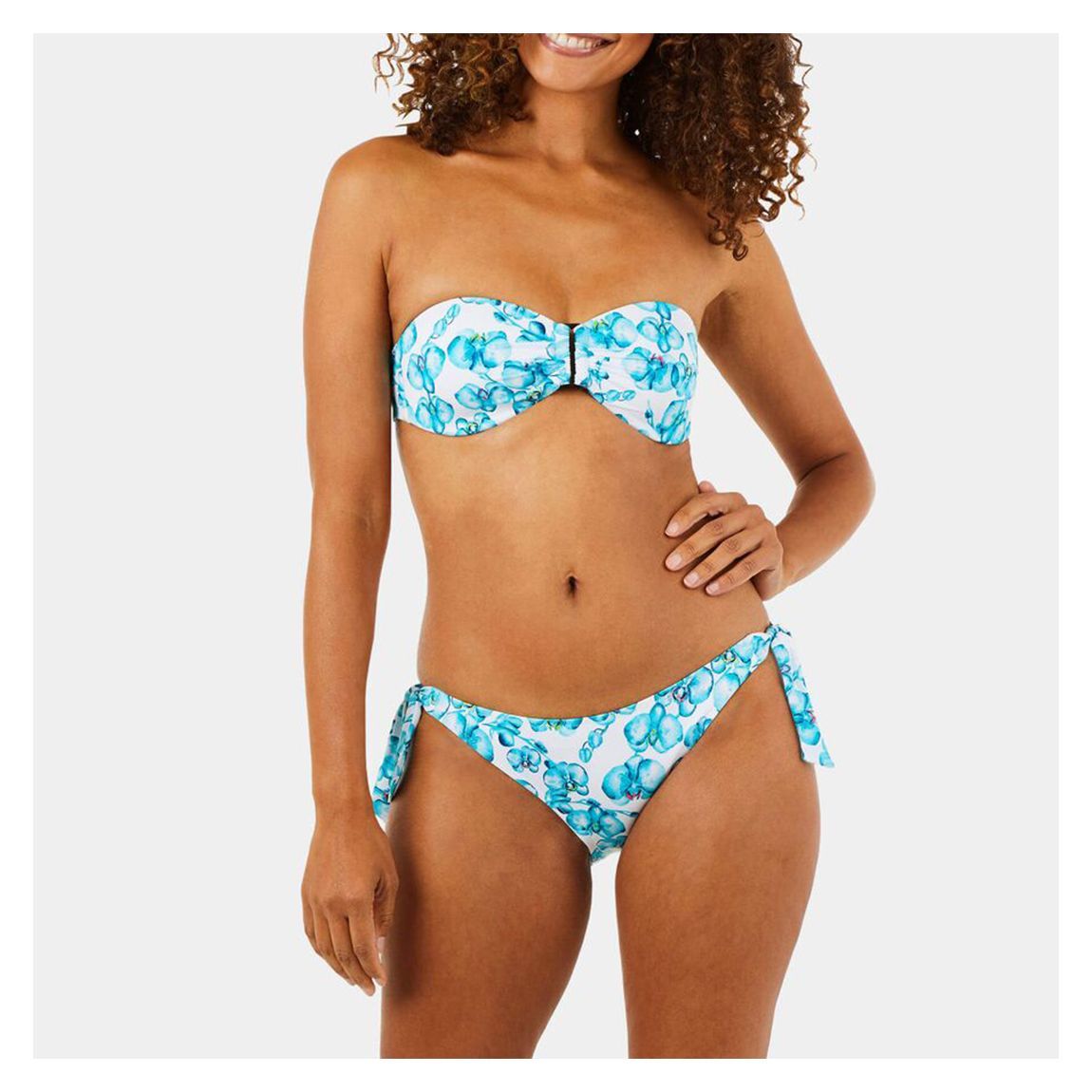 Bandeau Bikini Top Orchidees main product photo