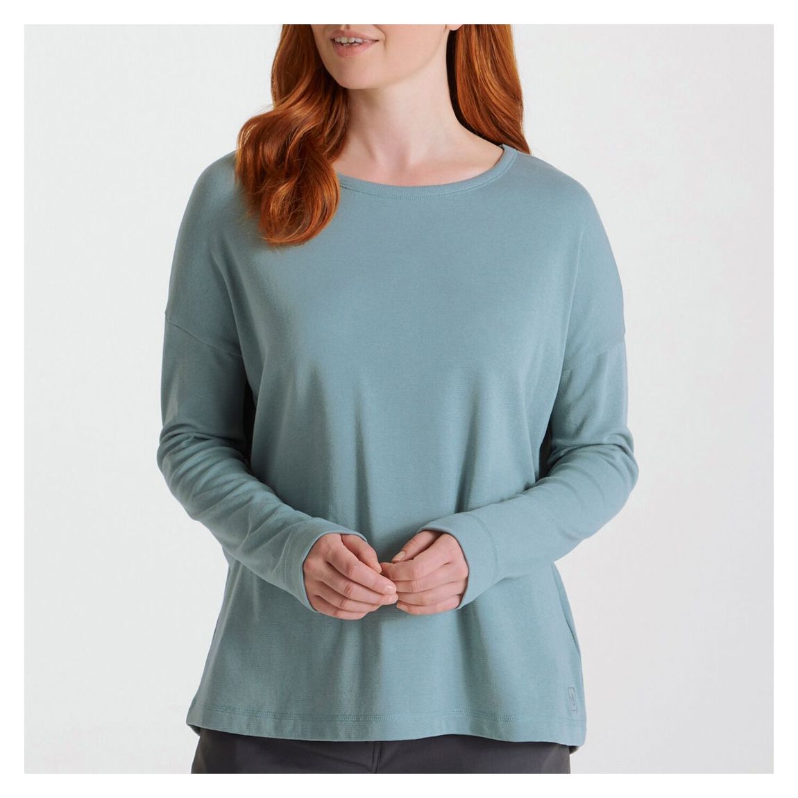 Green Forres Long Sleeved Top main product photo