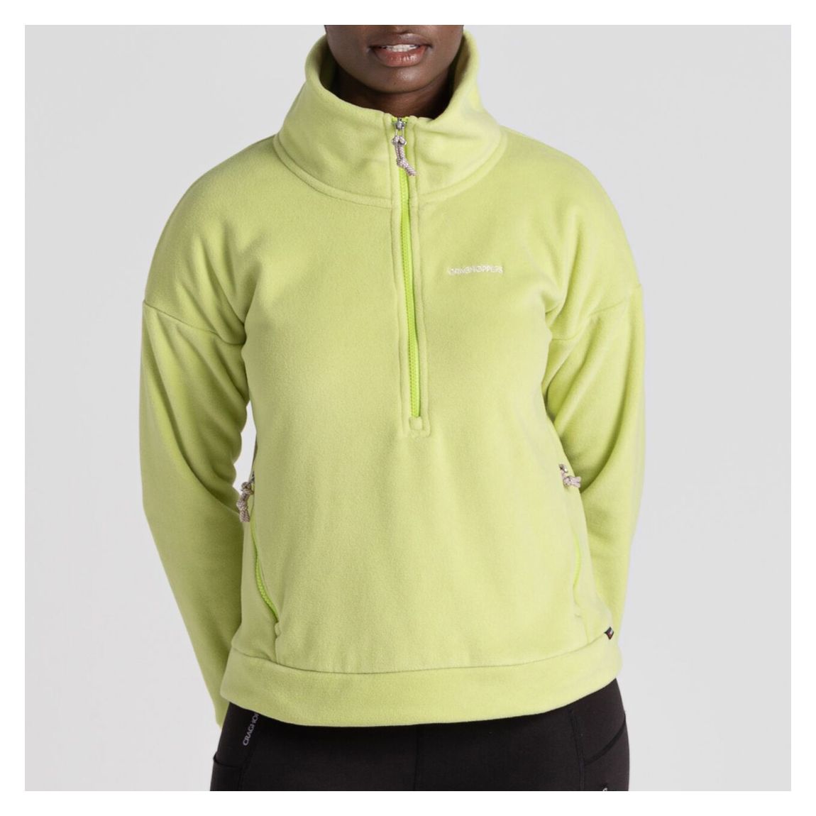 Lime Polartec Caprice Half Zip Insulating Fleece main product photo