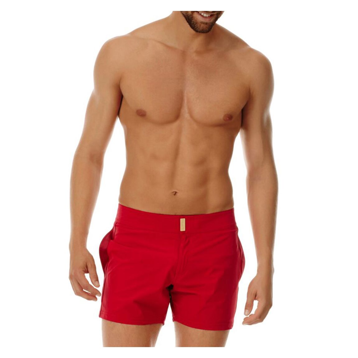Red Midnight Swim Shorts main product photo