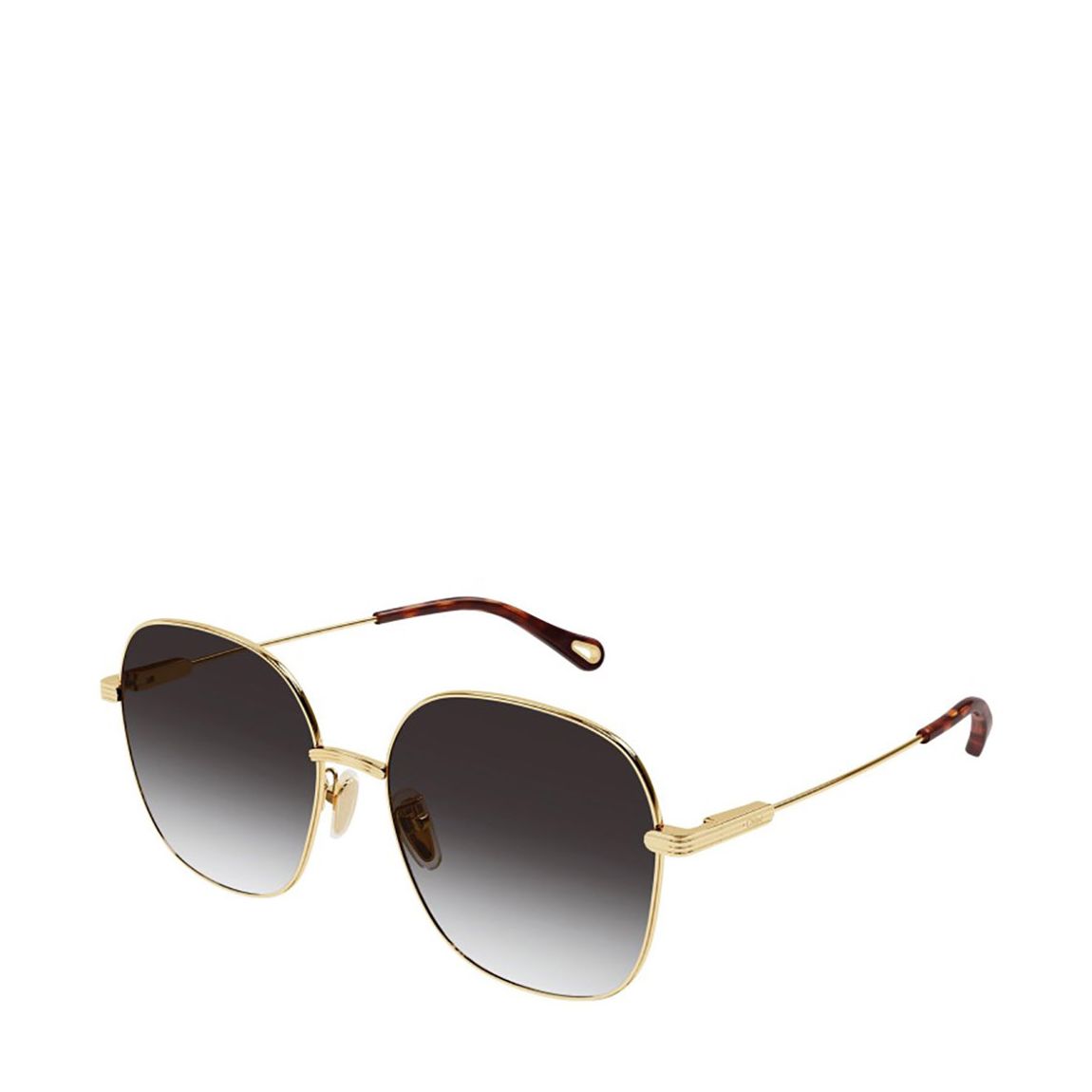 Women's Gold Chloe Sunglasses 59mm main product photo