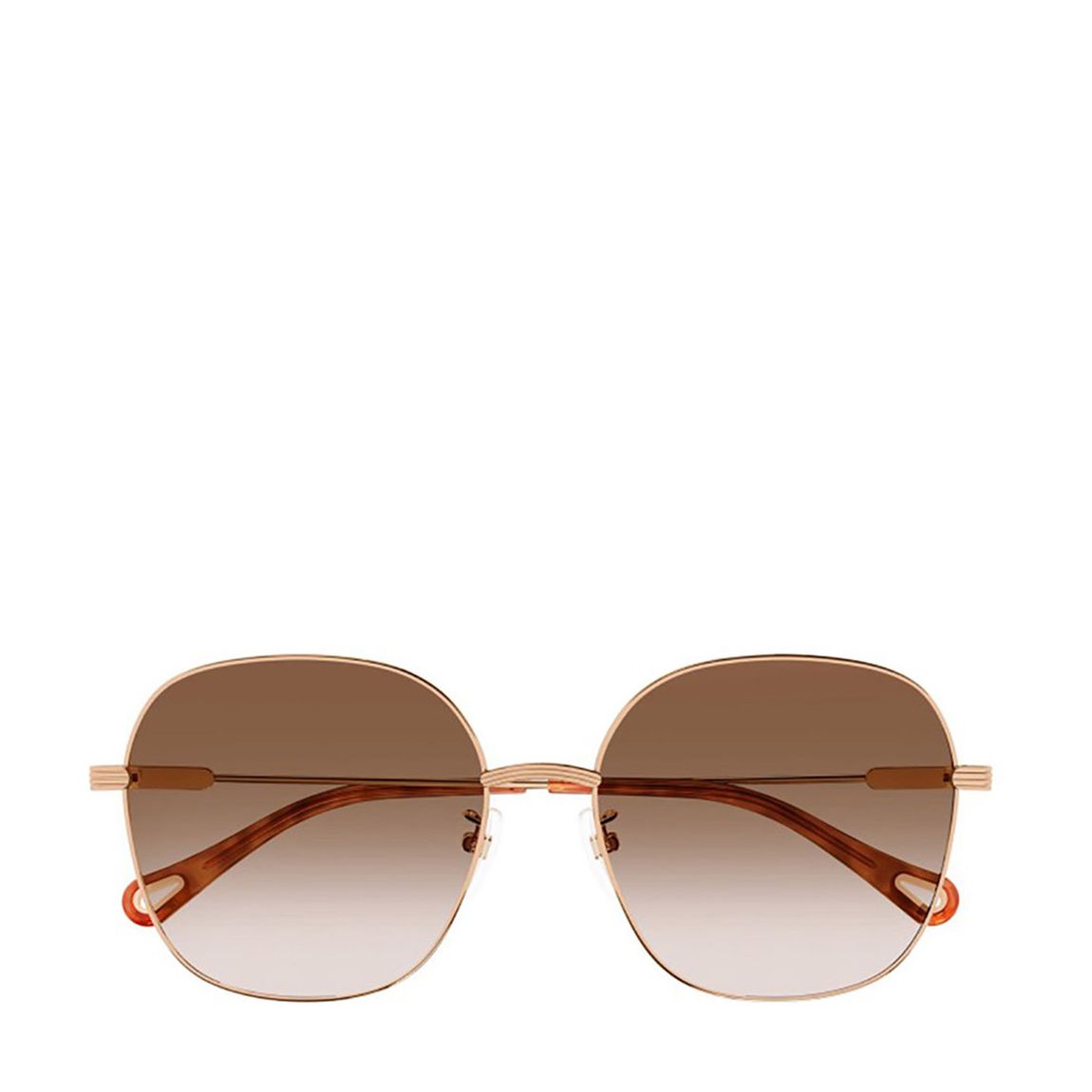 Women's Gold Chloe Sunglasses 59mm main product photo