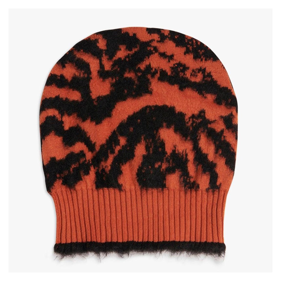 Red Pattern Wool Blend Beanie main product photo