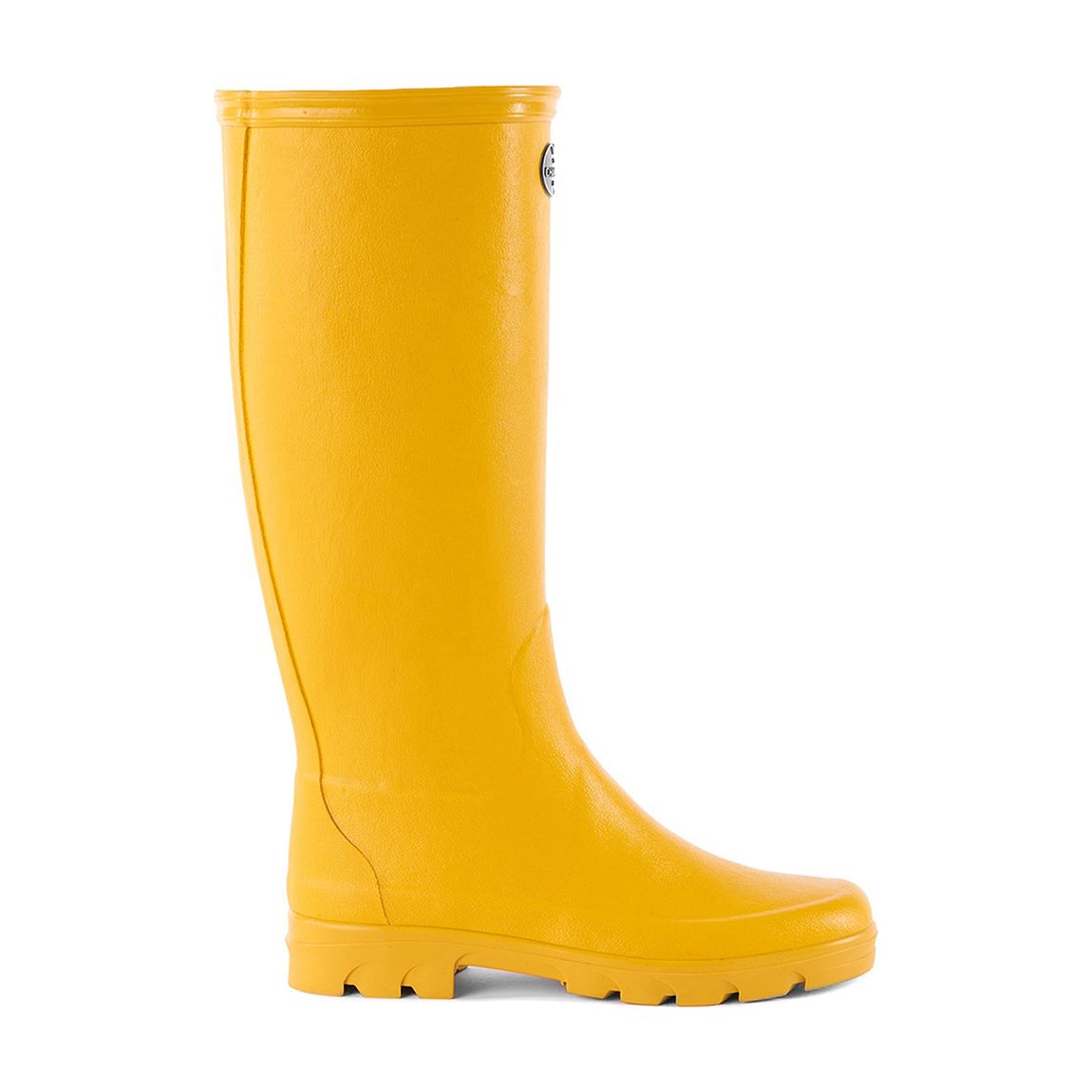 Women's Yellow Iris Jersey Lined Wellington Boots main product photo