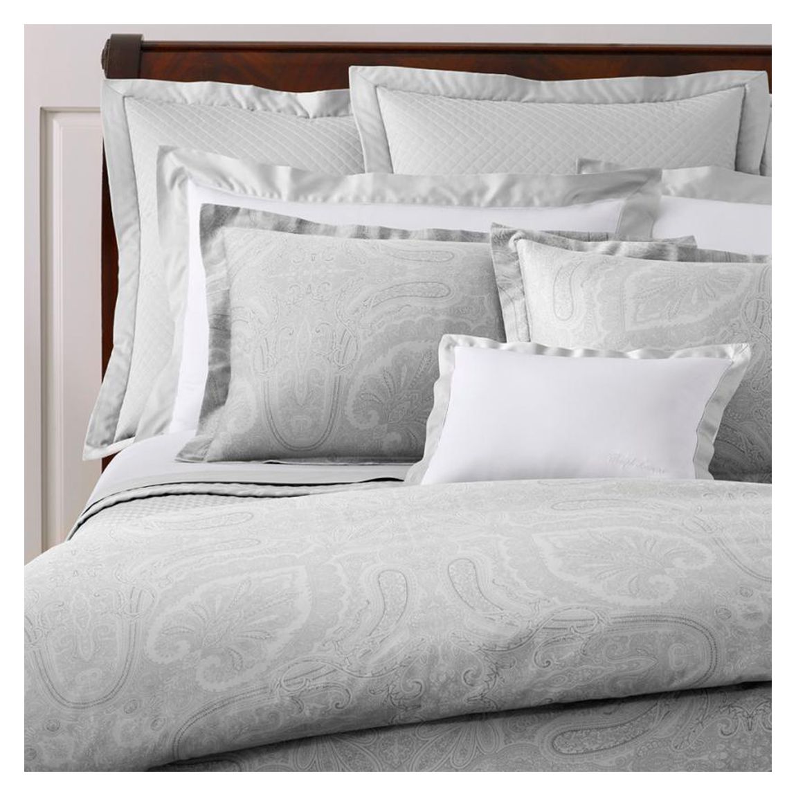 Doncaster Silver Standard Pillowcase main product photo