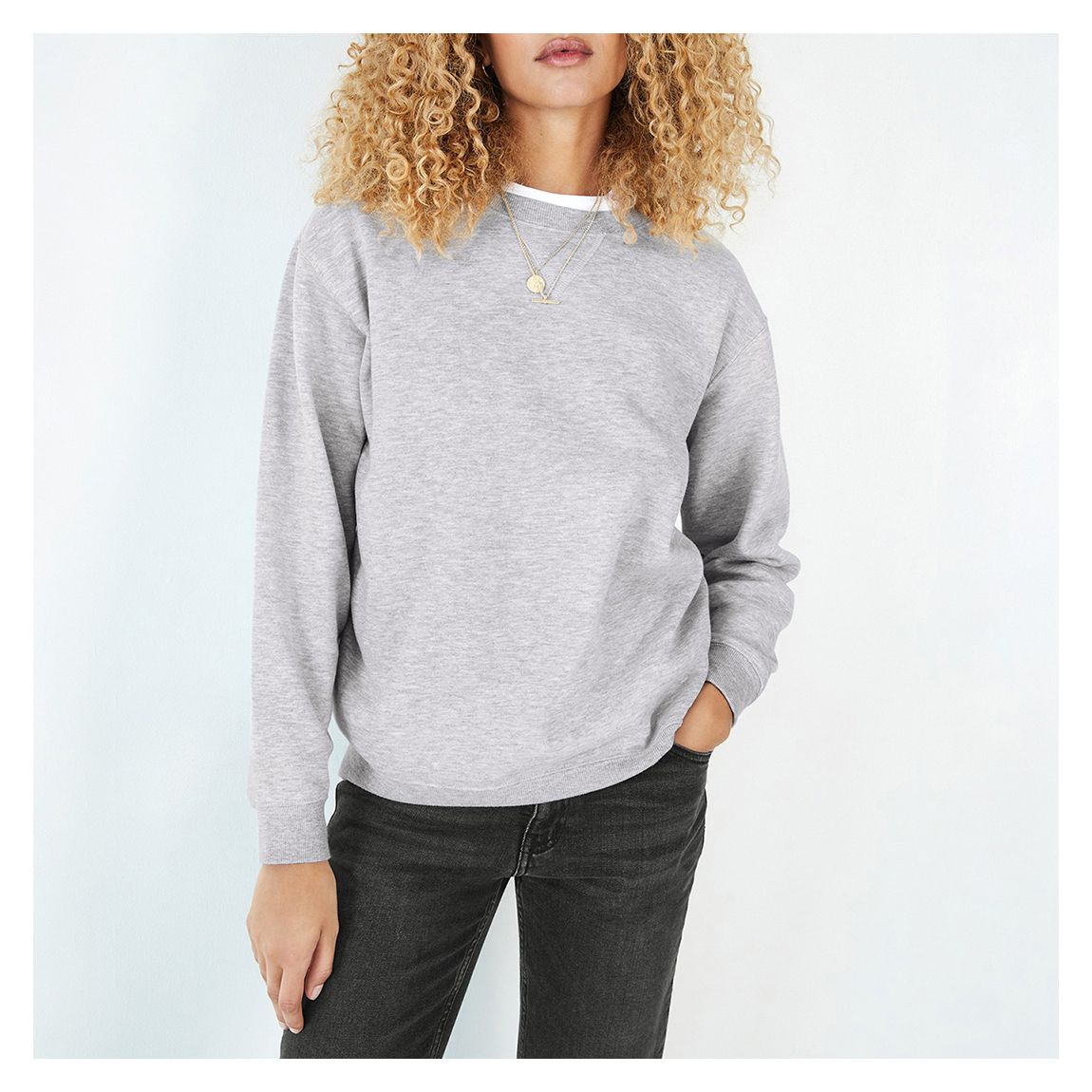 Grey Danny Oversized Sweatshirt main product photo