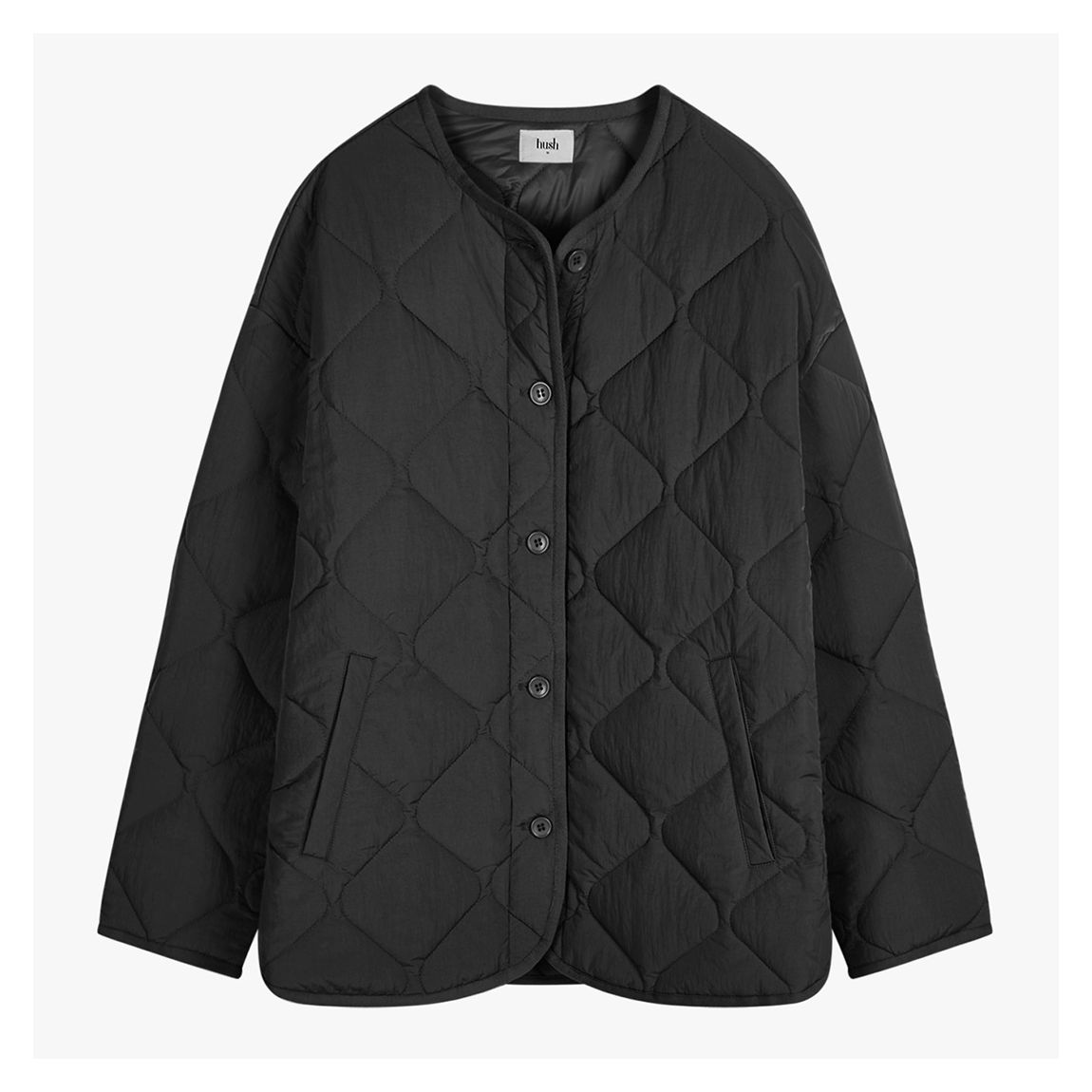 Black Joy Quilted Jacket main product photo