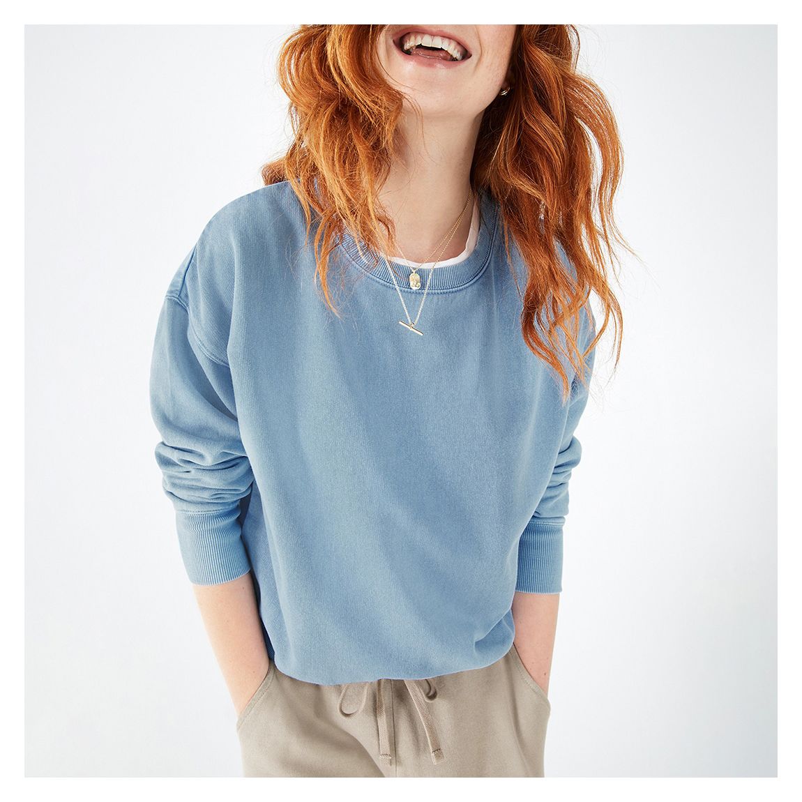 Blue Rae Relaxed Sweatshirt main product photo