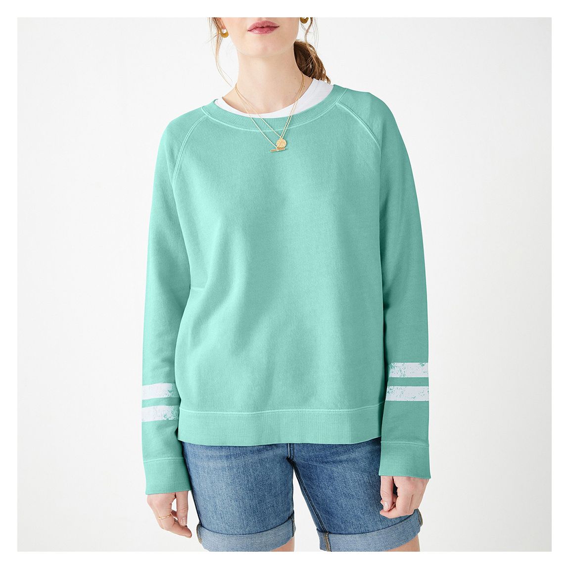 Green Cosima Relaxed Sweatshirt main product photo