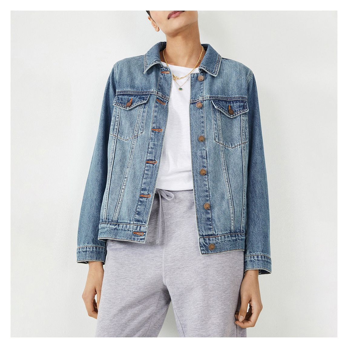 Light Blue Talia Denim Jacket main product photo