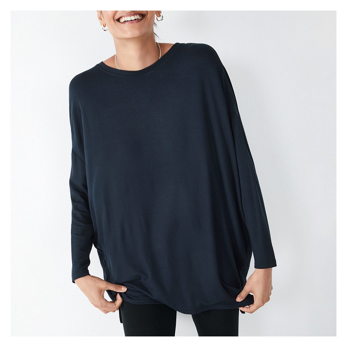 Wide Jersey Top - Midnight main product photo