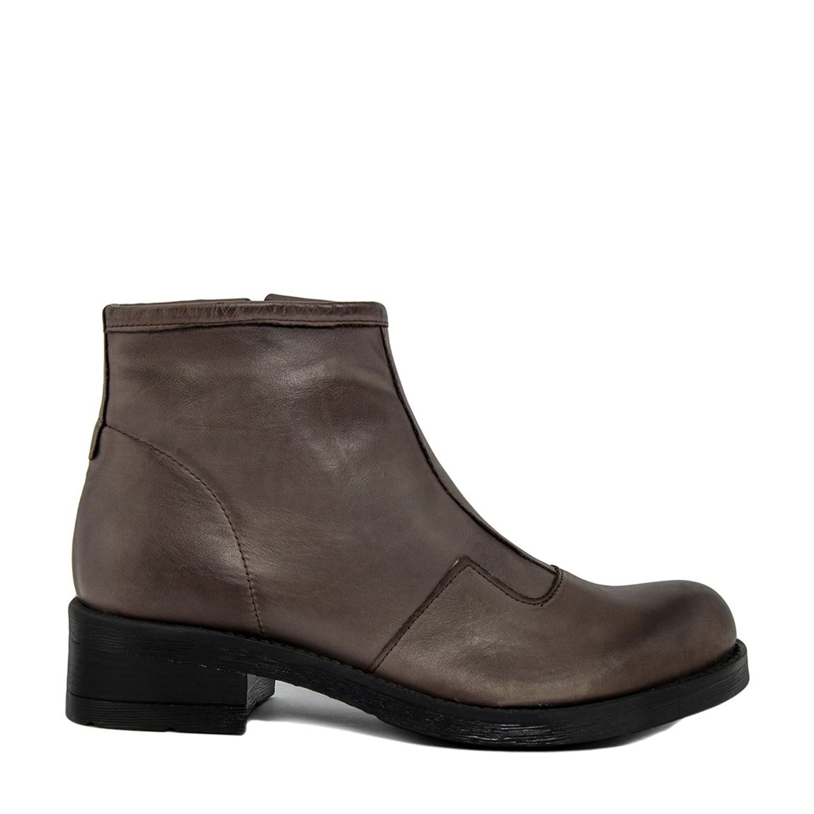 Brown Vintage Leather Ankle Boots main product photo