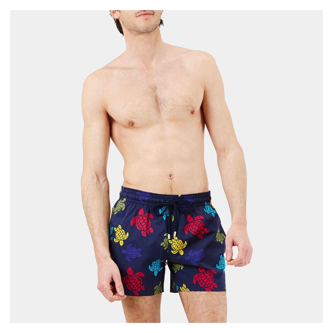 Embroidered Turtles Swim Shorts main product photo