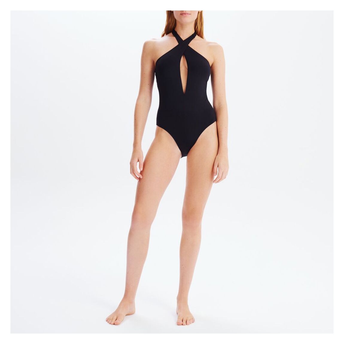 Black Halter Neck Lalita Swimsuit main product photo