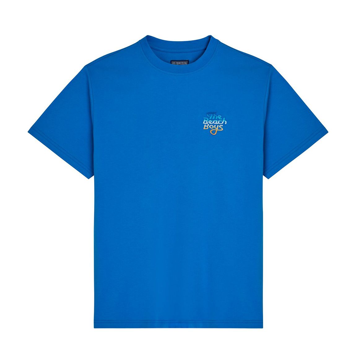 Blue Gradient Embroidered Logo T-Shirt main product photo