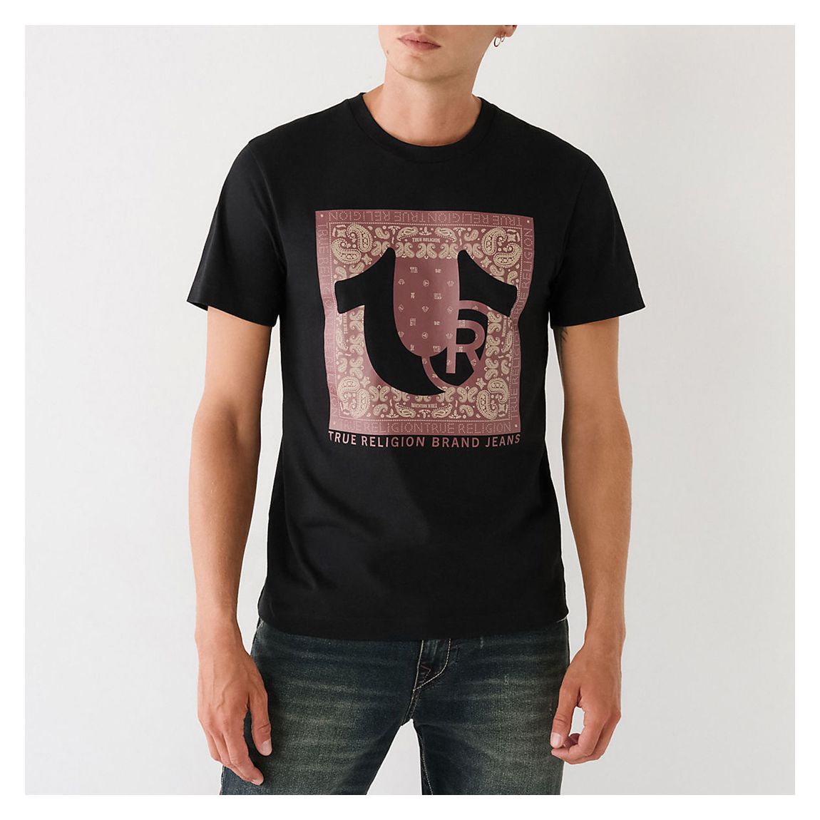 Black Paisley Logo T-Shirt main product photo