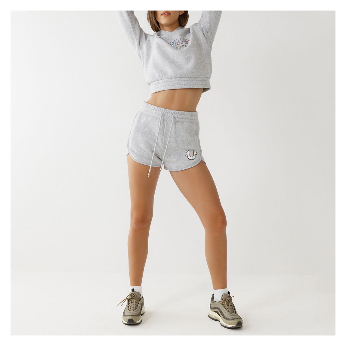 Grey Iridescent Dolphin Shorts main product photo