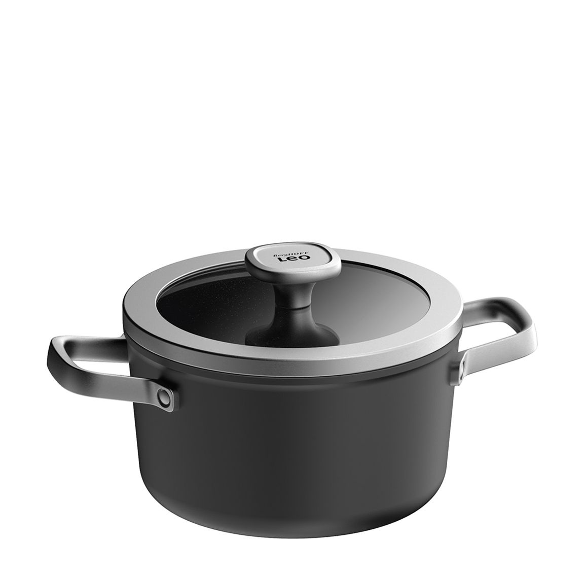 Leo Graphite Covered Casserole, 20cm main product photo