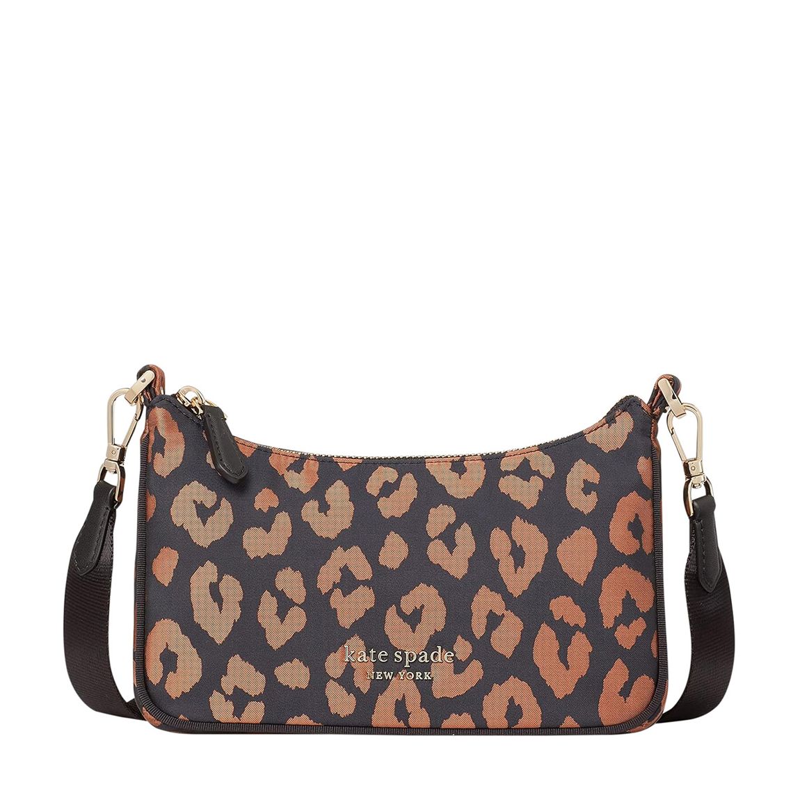 Black Multi The Little Better Sam Leopard Small Crossbody main product photo