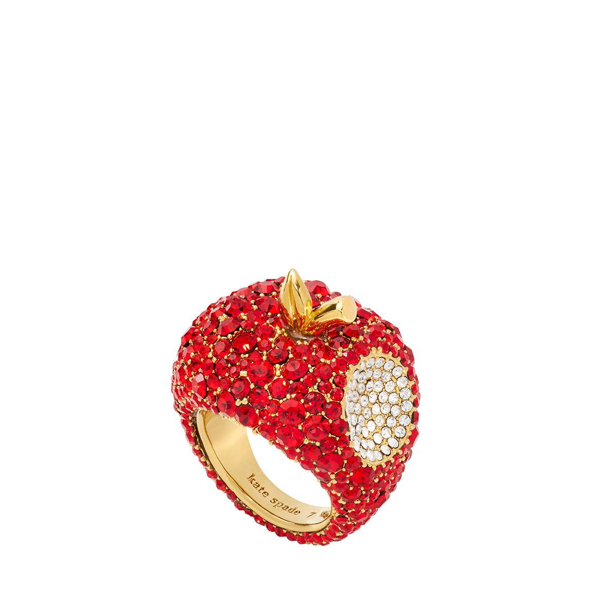 Red Multi Apple Of My Eye Pave Cocktail Ring main product photo