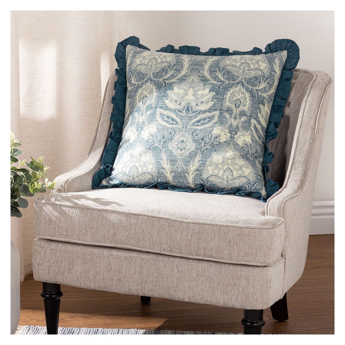 Kirkton 50x50cm Cushion, French Blue main product photo