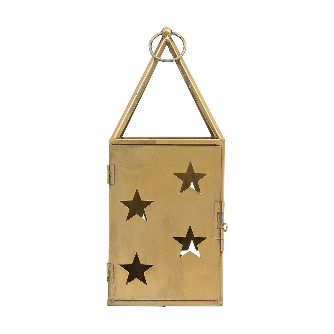 Starry Large Lantern, Antique Gold main product photo