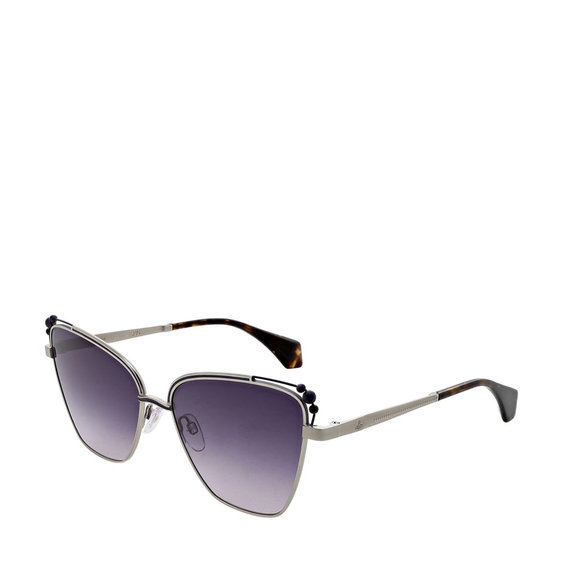 Satin Silver Ada Sunglasses main product photo