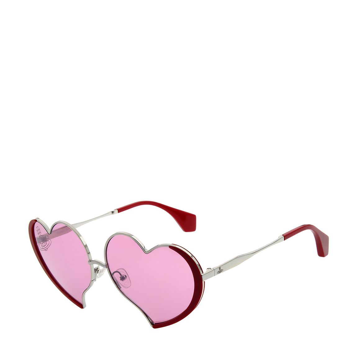 Shiny Silver Lovelace Sunglasses main product photo