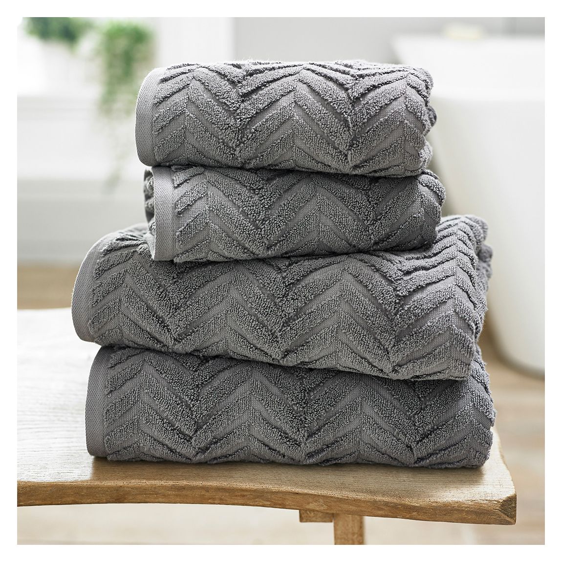 Catalonia Bath Sheet, Dark Grey main product photo