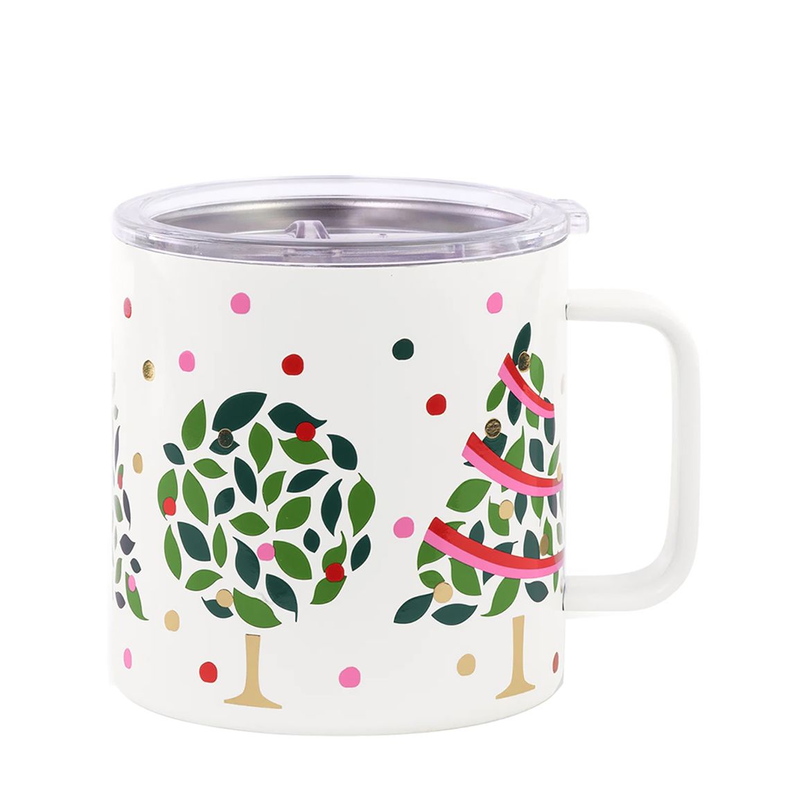 Stainless Steel Coffee Mug, Holiday Confetti main product photo