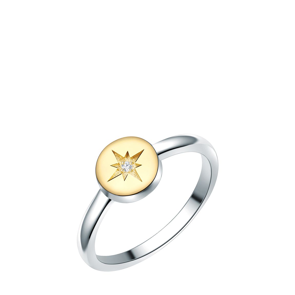 Silver/Yellow Gold Ring main product photo