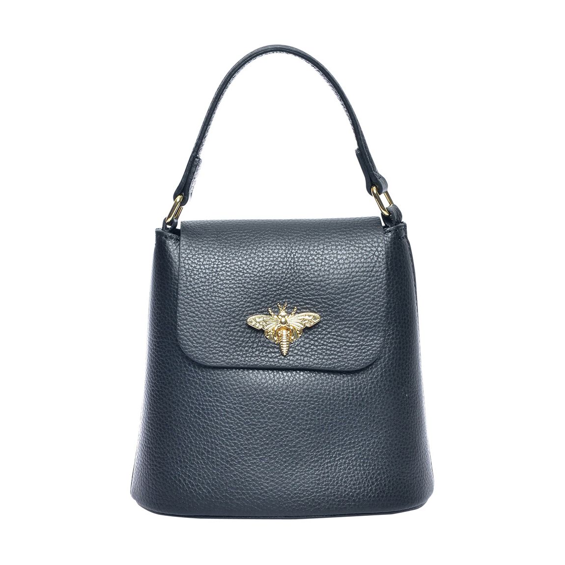 Black Leather Crossbody Bag main product photo