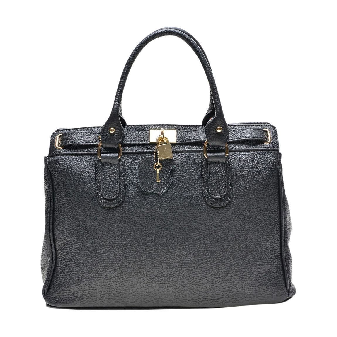 Black Leather Handbag main product photo