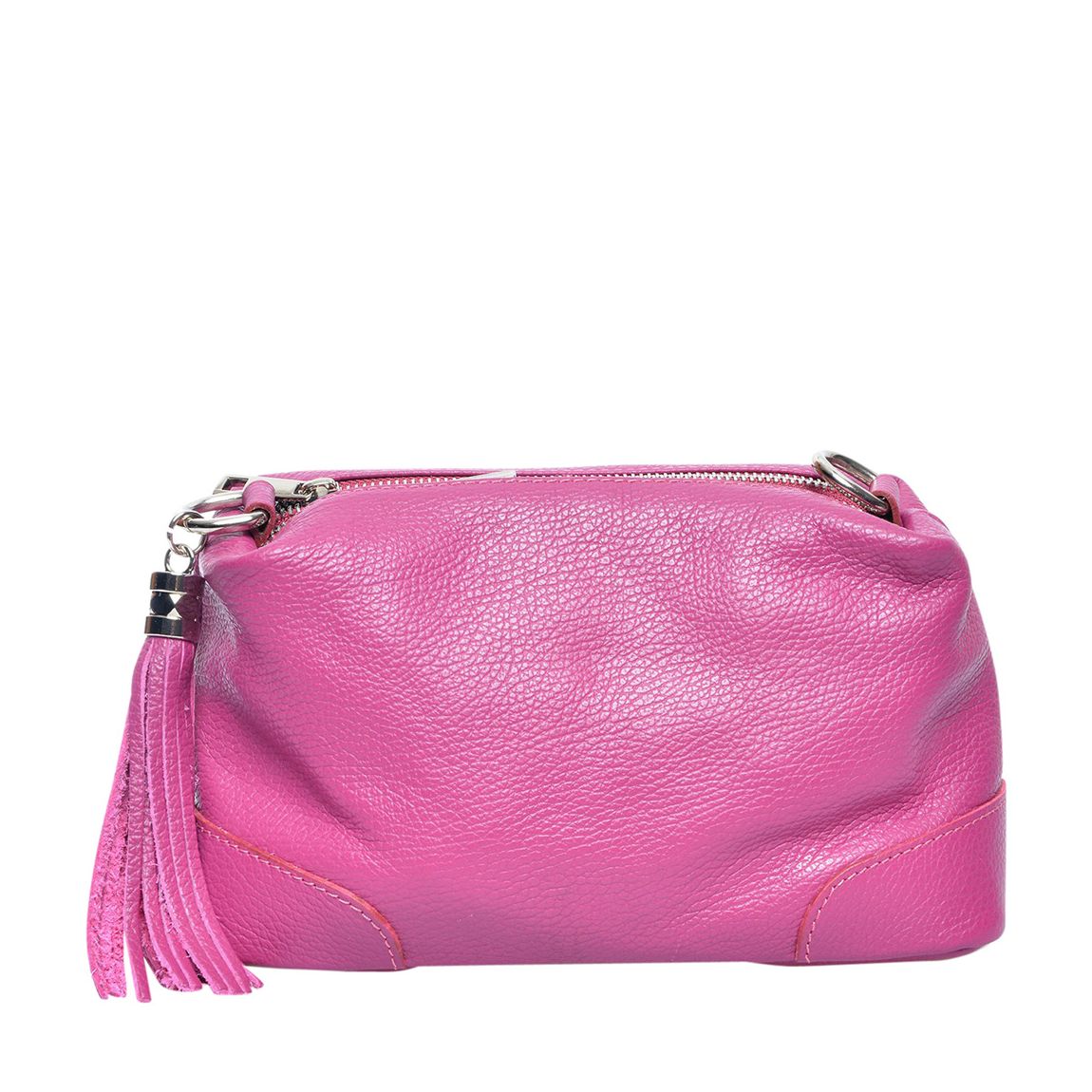 Purple Leather Shoulder Bag main product photo