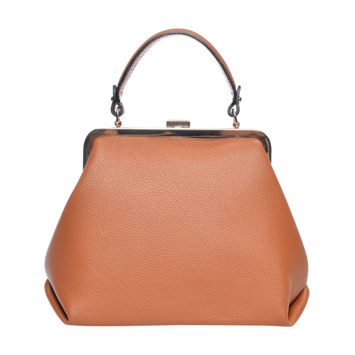 Brown Leather Top Handle/Crossbody Bag main product photo
