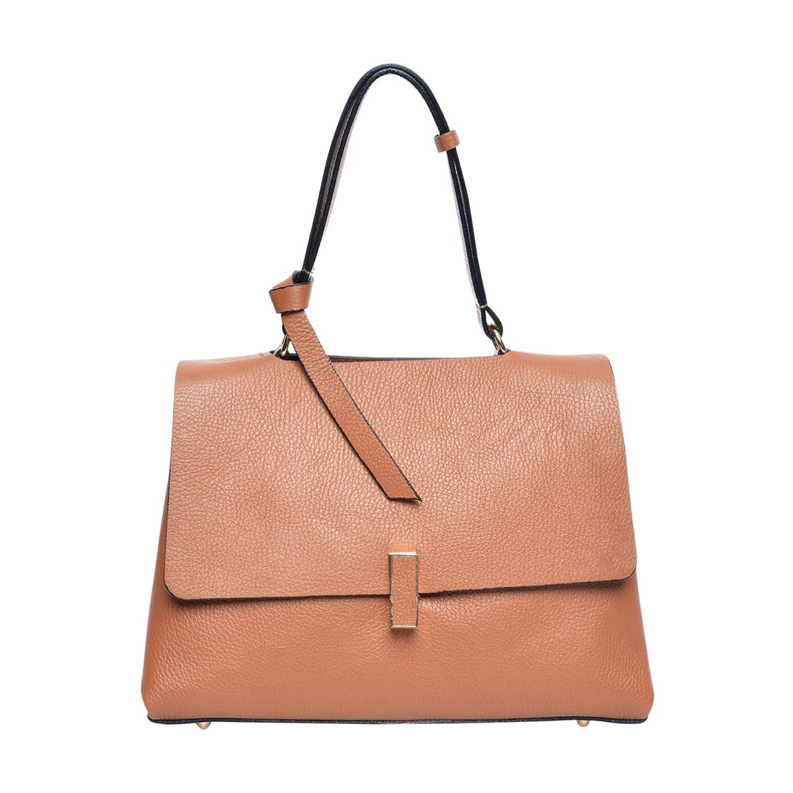 Brown Leather Top Handle Bag main product photo