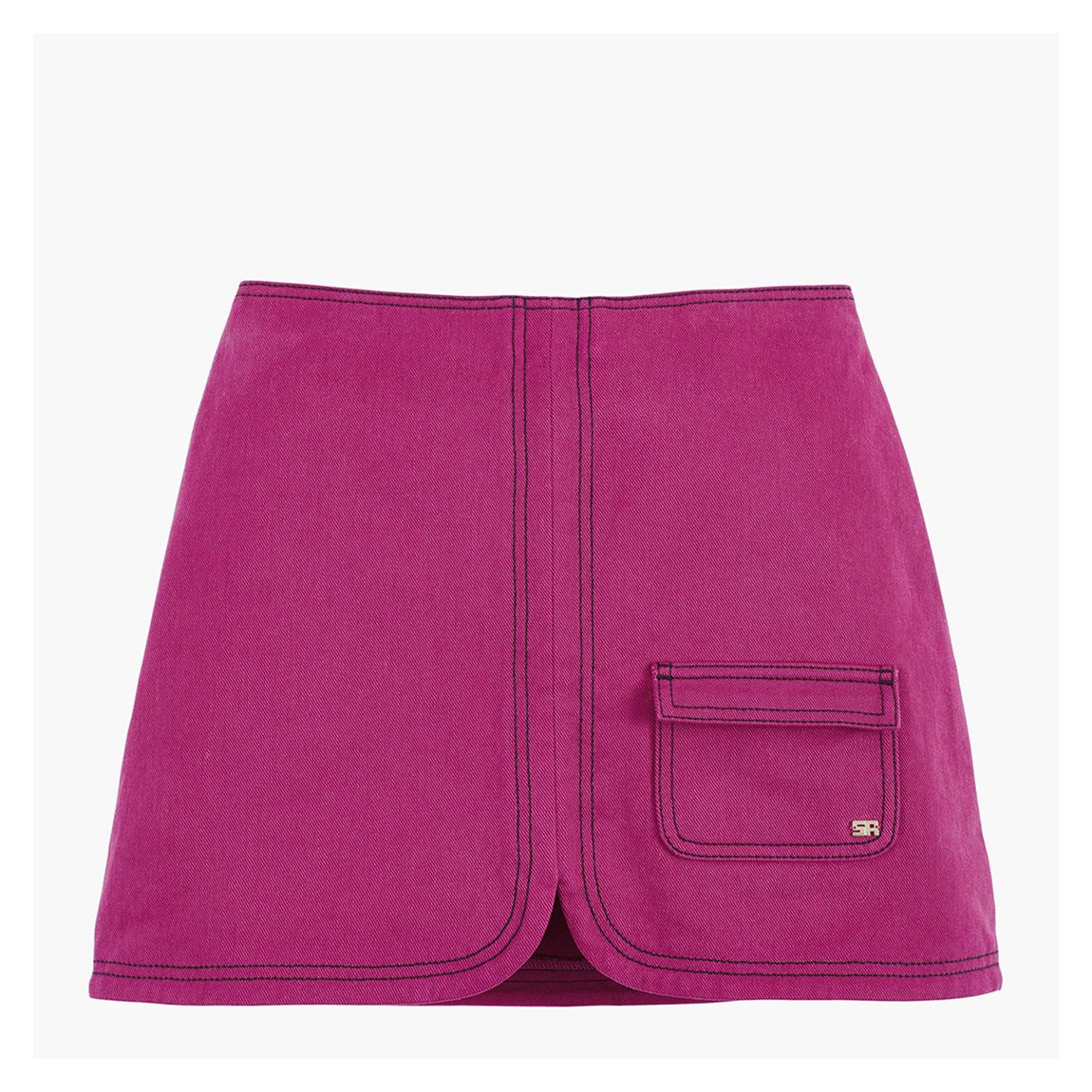 Pink Cotton Mini Skirt main product photo