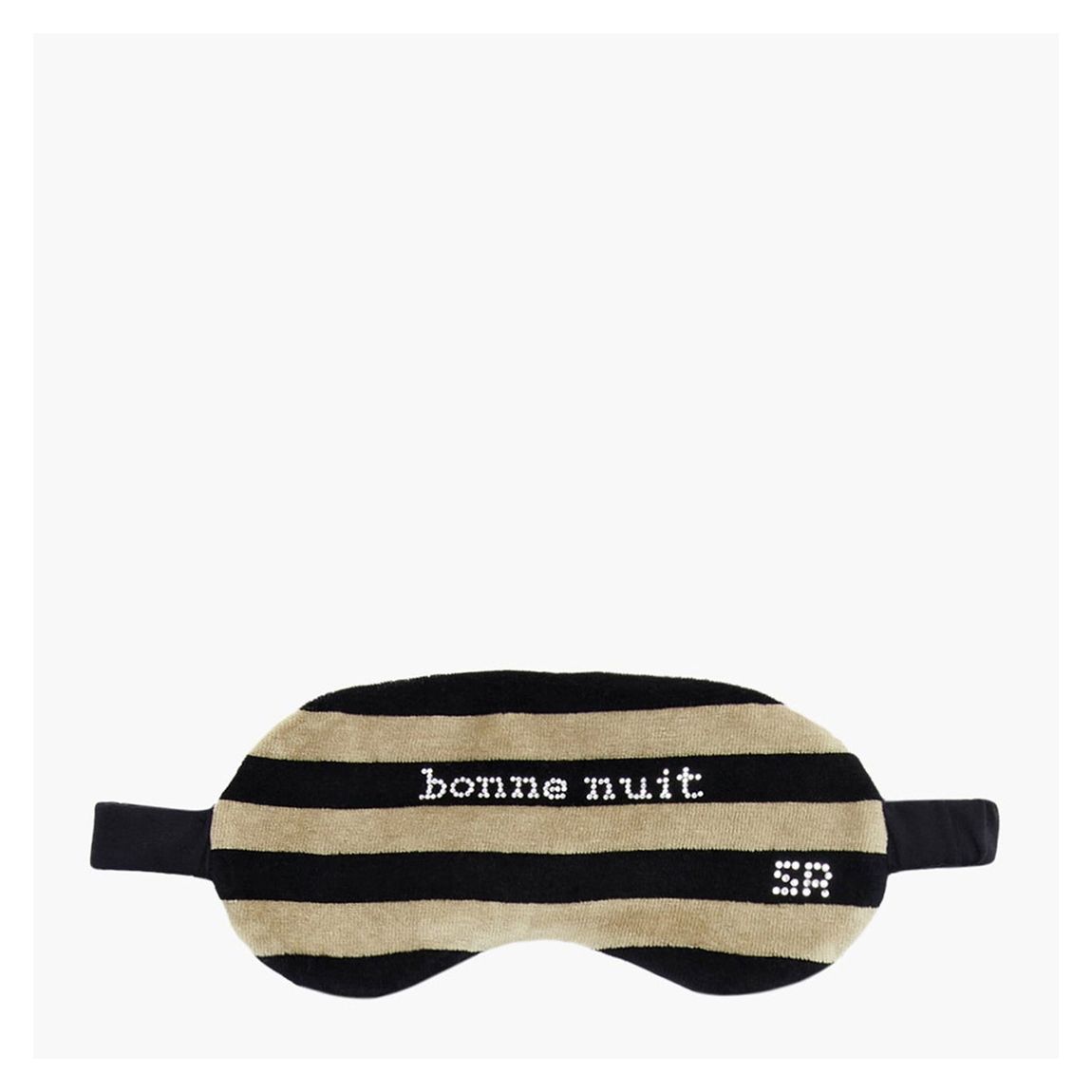 Black Stiped Sleeping Mask main product photo