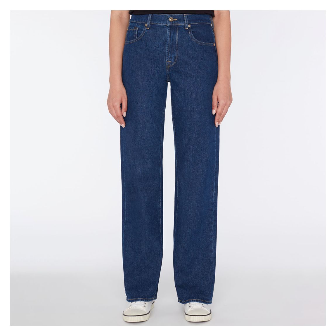 Dark Blue Tess Wide Leg Jeans main product photo