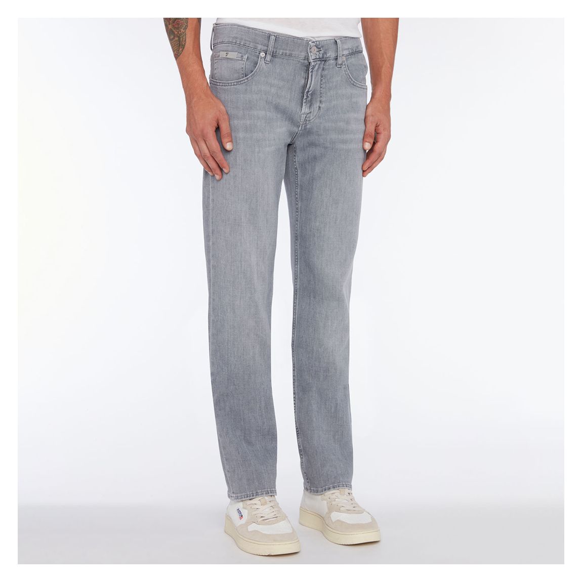 Light Grey Standard Stretch Jeans main product photo