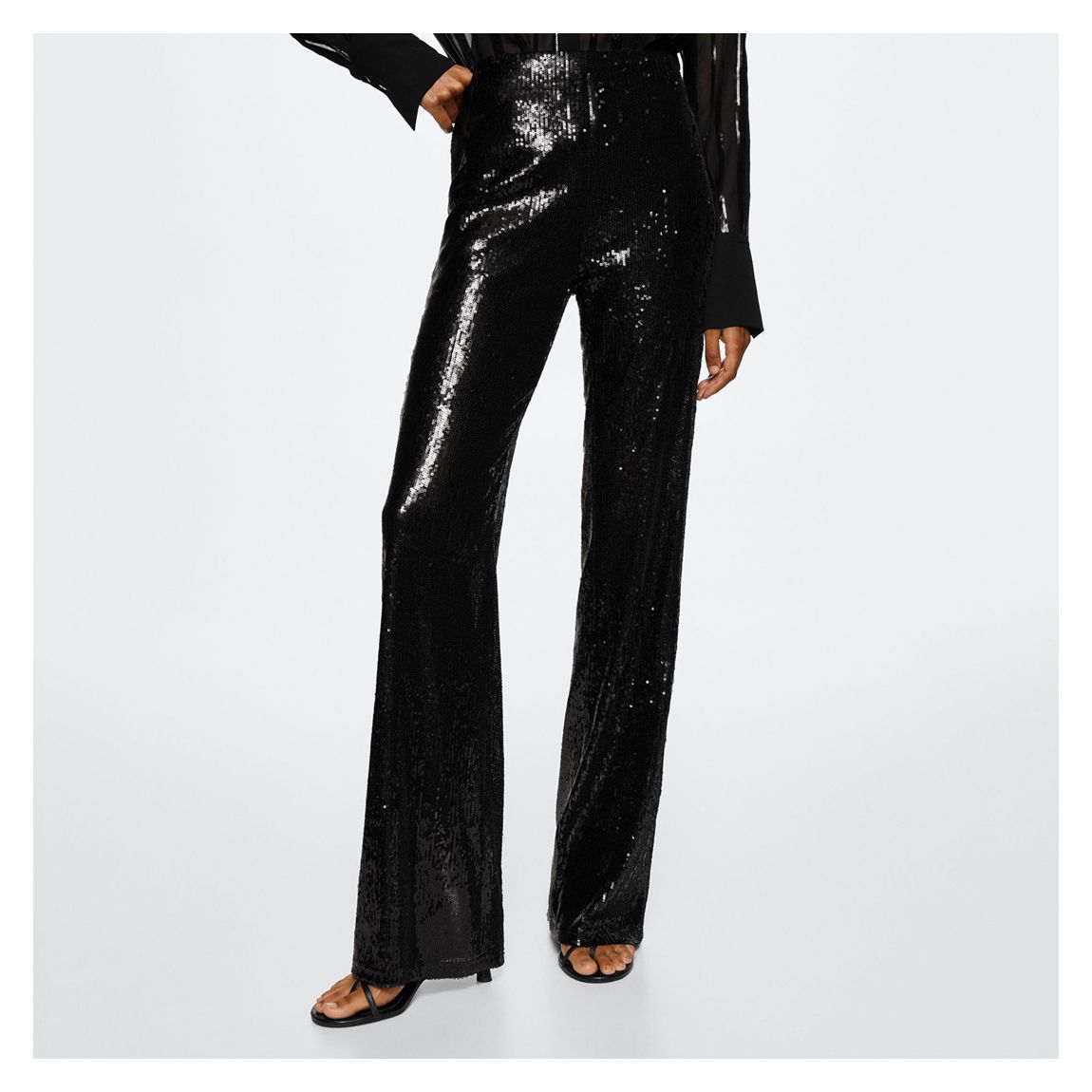 Black Sequin Trousers main product photo