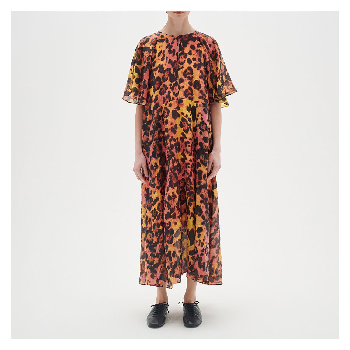 Multi Trinil Pattern Midi Dress main product photo