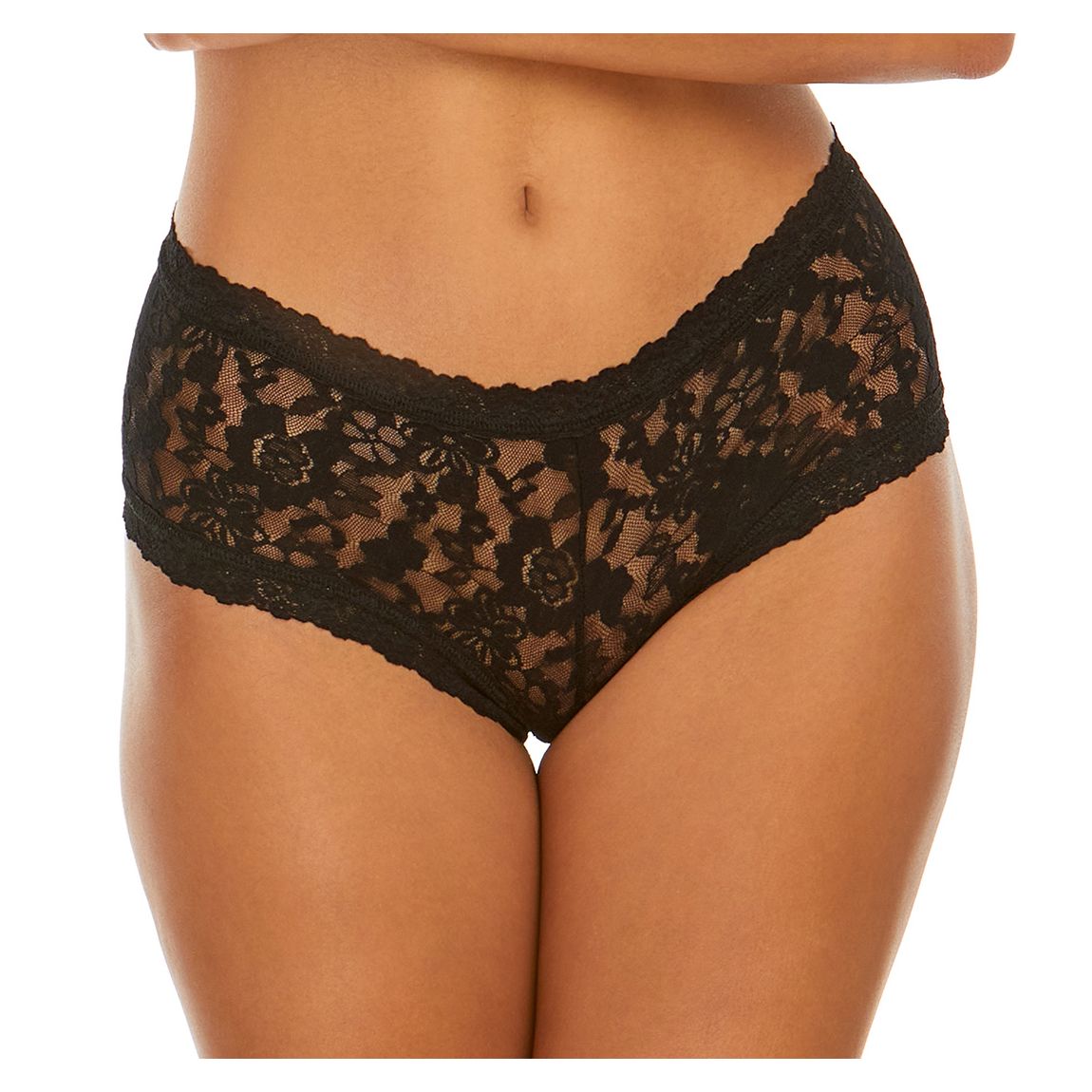 Black Daily Lace Boyshort Brief main product photo
