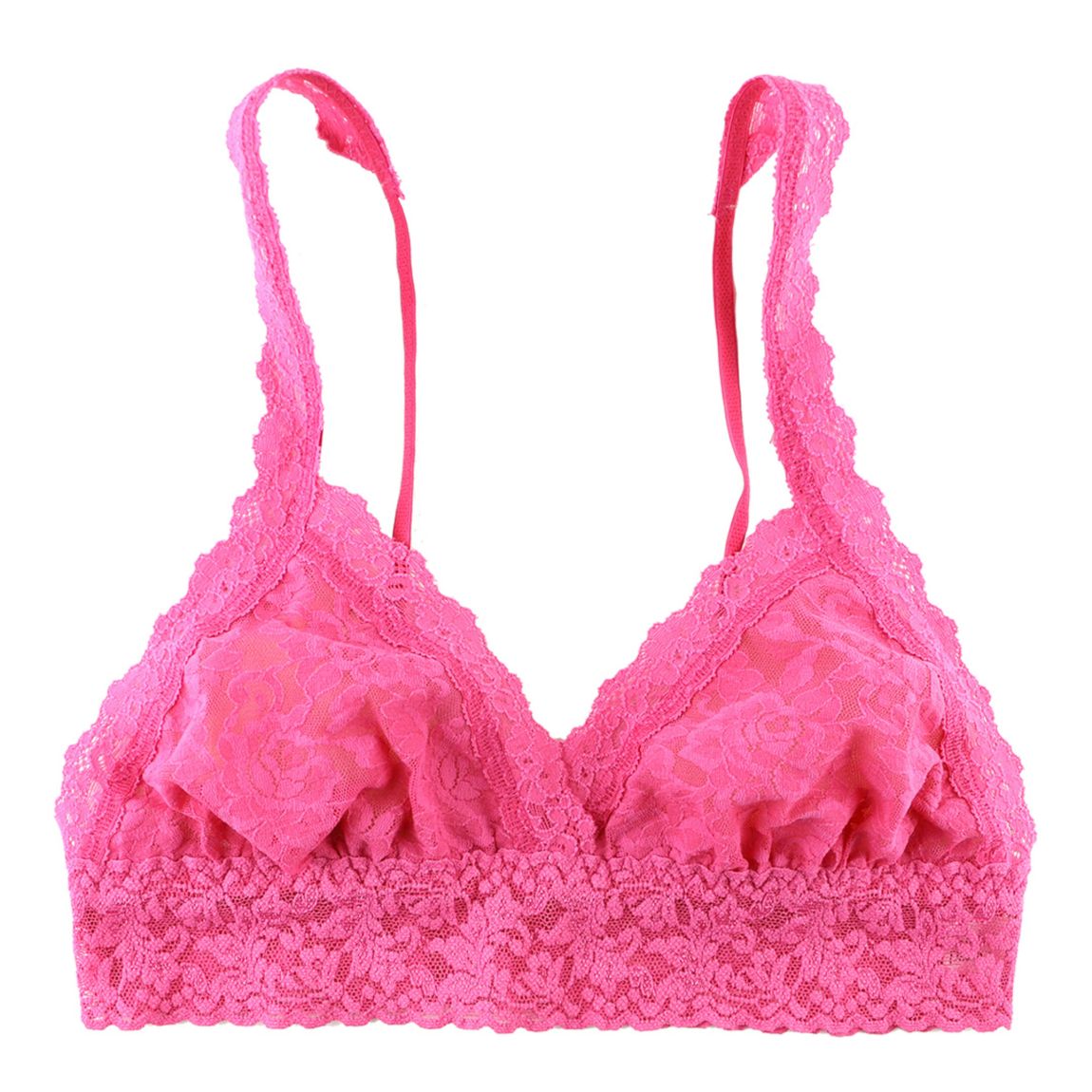 Pink Signature Lace Bralette main product photo