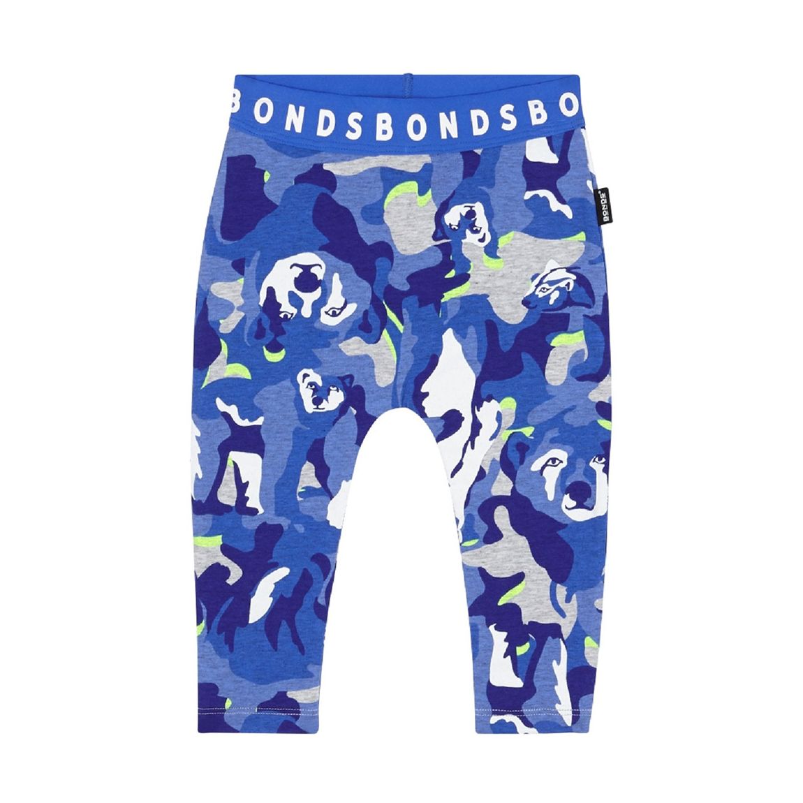 Blue Polar Bear Camo Cotton Blend Leggings main product photo