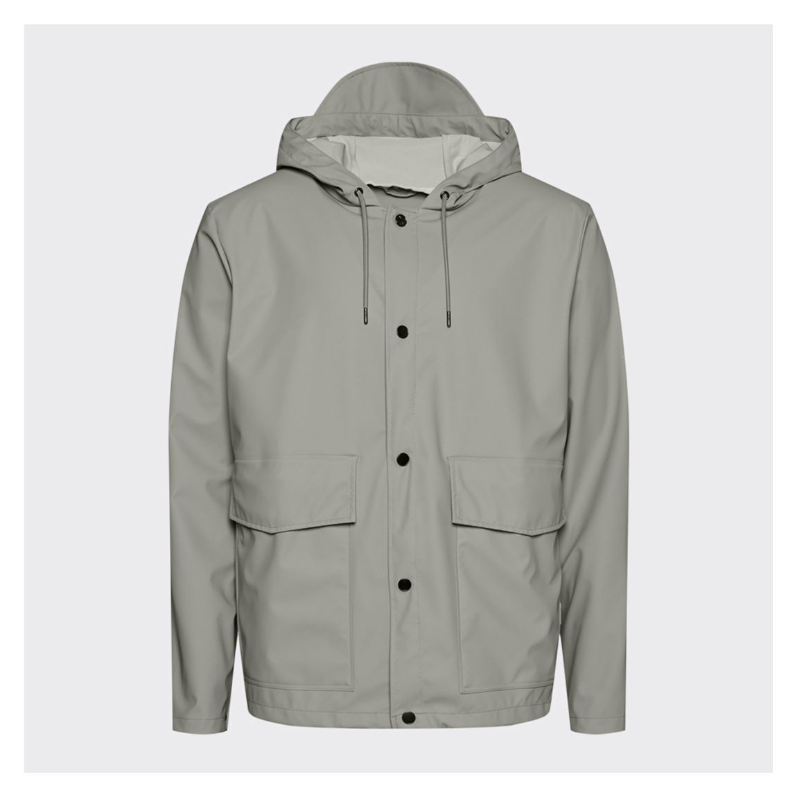 Cement Unisex Waterproof Hooded Raincoat main product photo